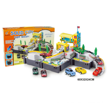 Kids Car Set DIY Parking Lot Toy (H1436048)